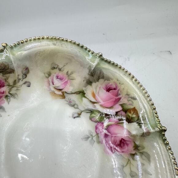 Vintage Dainty Porcelain Dish with Roses - RS Germany - Picture 4 of 7
